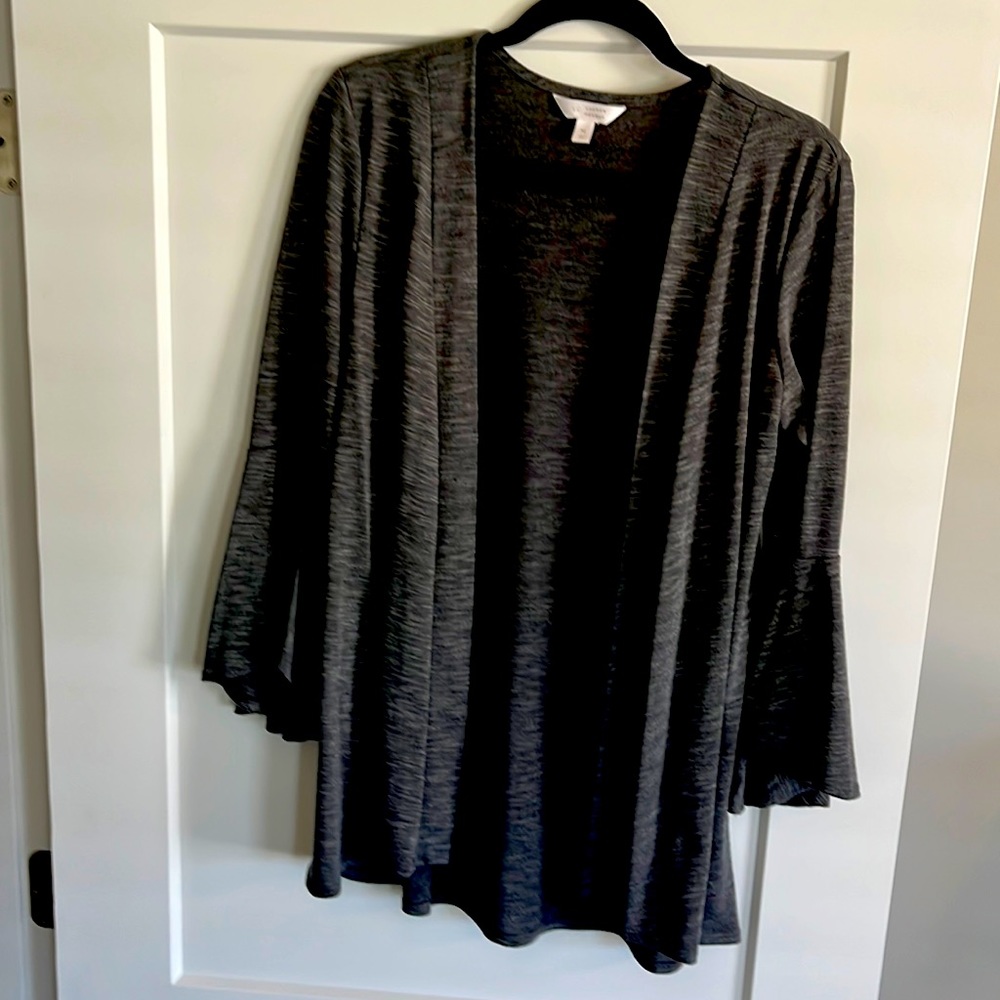 Lauren Conrad cardigan, M, charcoal gray